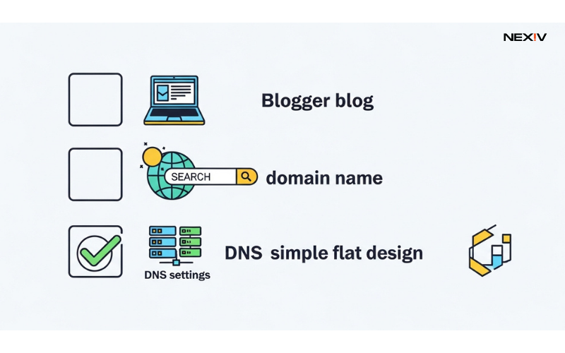 how to setup a custom domain in blogger