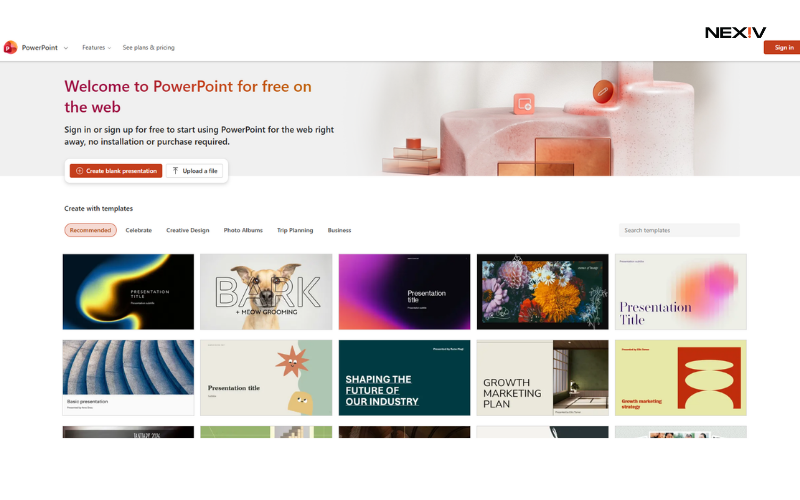 presentation maker online