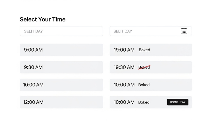 Online appointment scheduling software