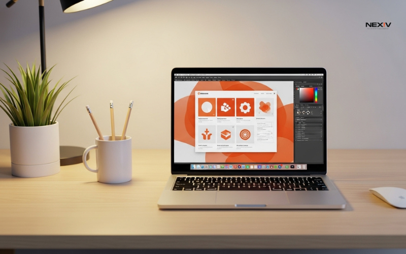 orange graphic design