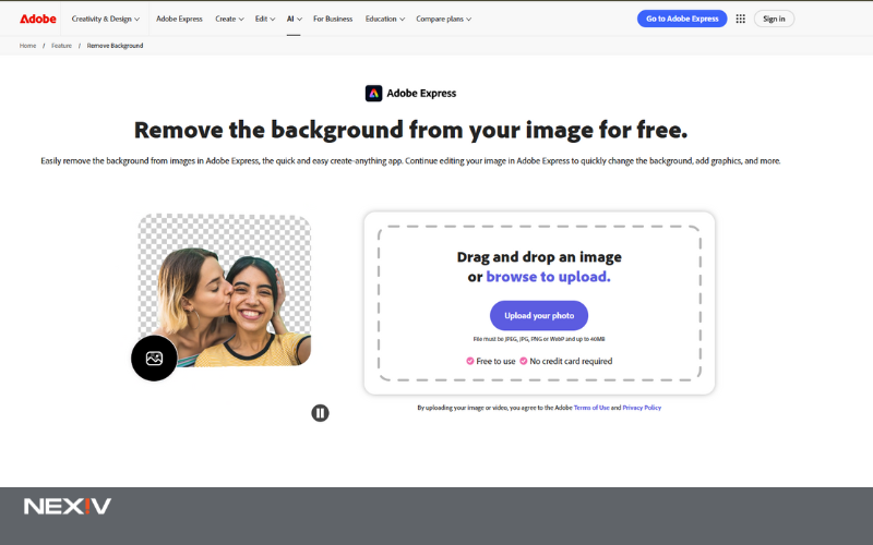 Adobe Express Background Remover