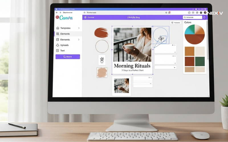 Fully editable Pinterest templates