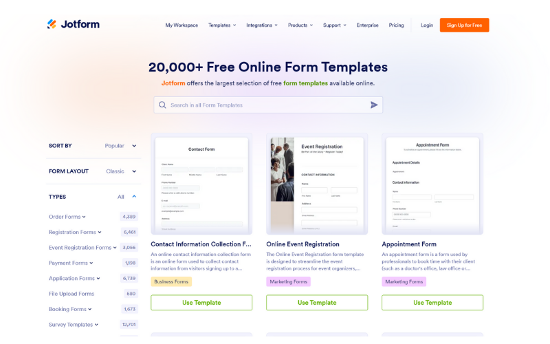 alternatives to Google Forms