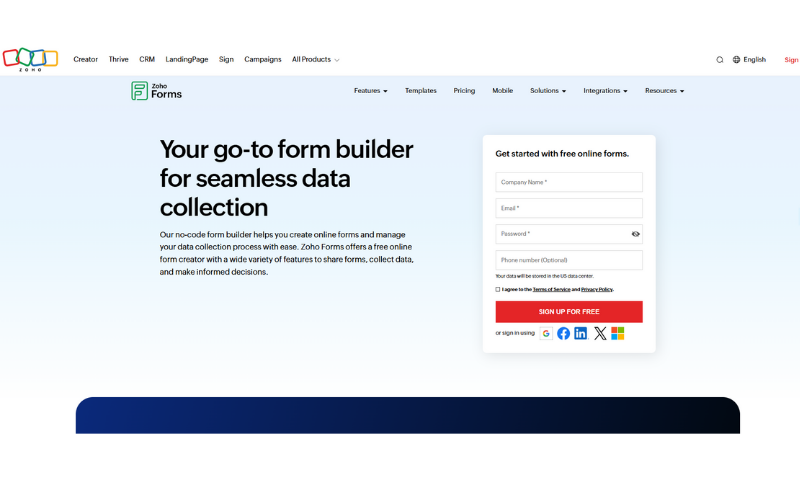 online form builder alternatives