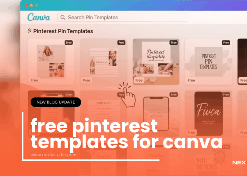 free pinterest templates for canva fully customizable
