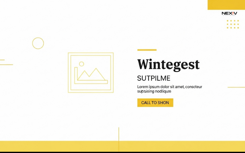 yellow design layout