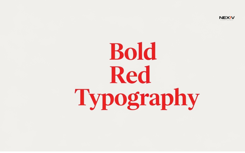 red social media design
