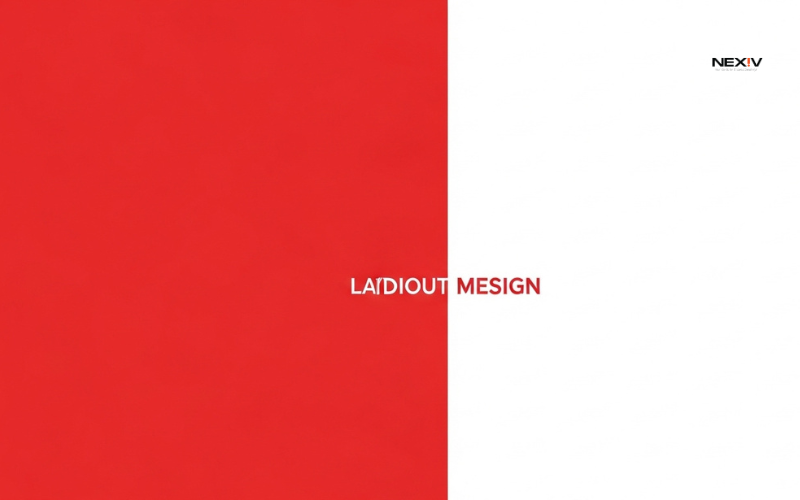 red content design