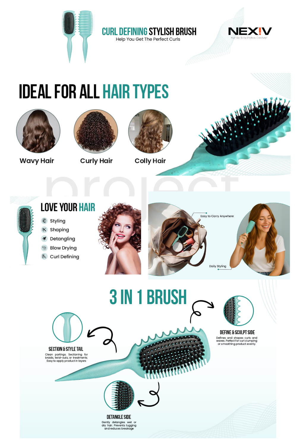 brush amazon listing design